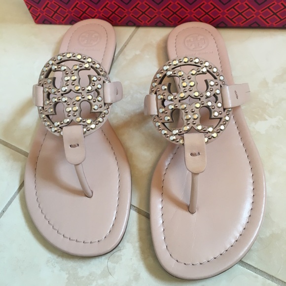 Tory Burch Shoes - NEW Tory Burch Embellished Miller Sandals